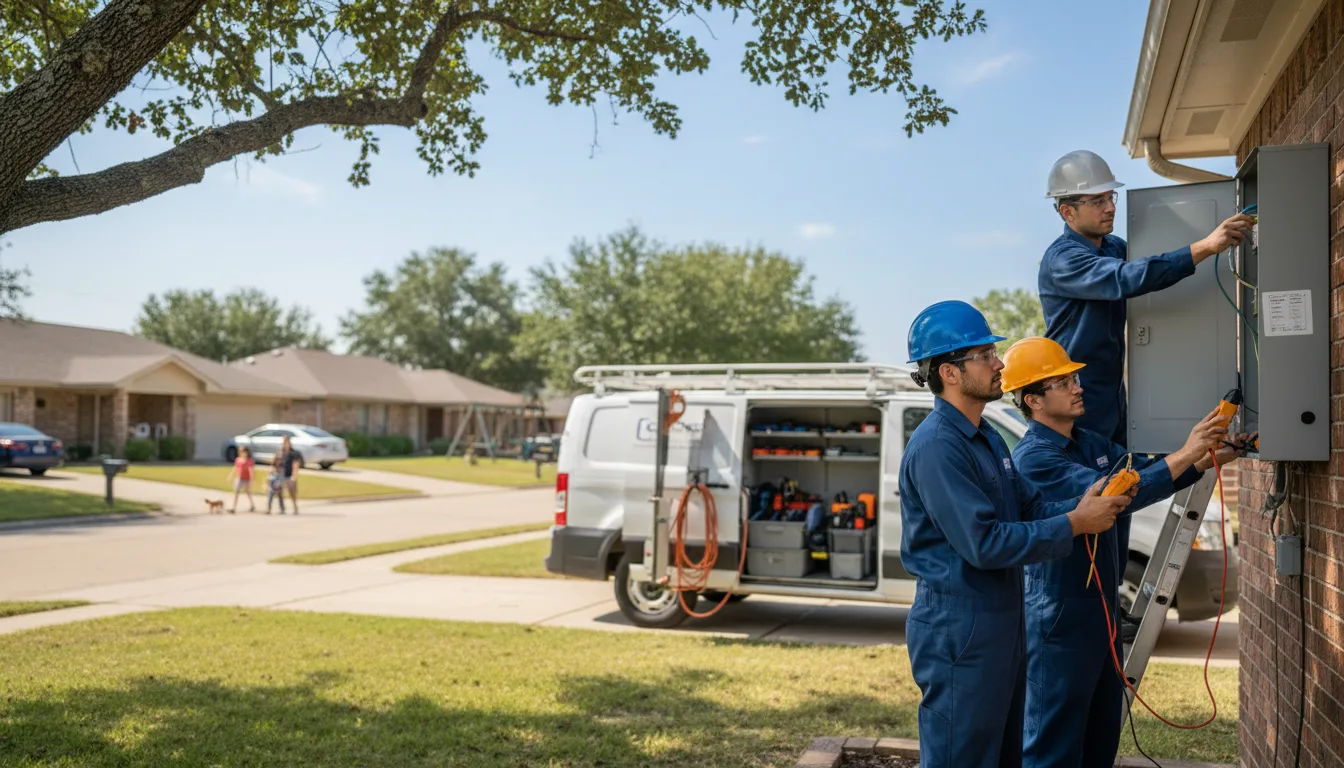 Certified electrician providing emergency electrical services in Royal Oak, MD